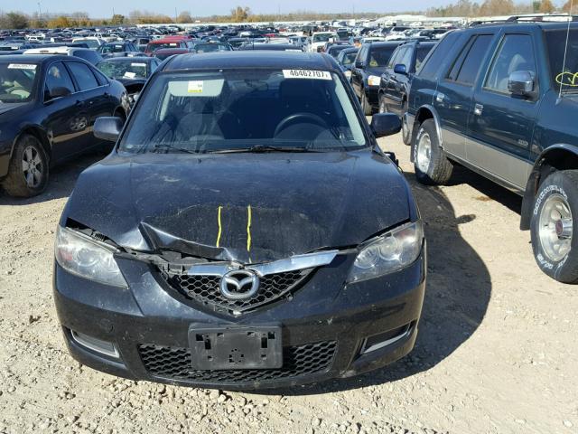 JM1BK32F371760675 - 2007 MAZDA 3 I BLACK photo 7