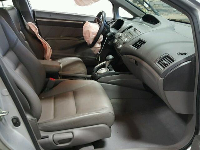 2HGFA16089H023556 - 2009 HONDA CIVIC EXL 银色 照片 5