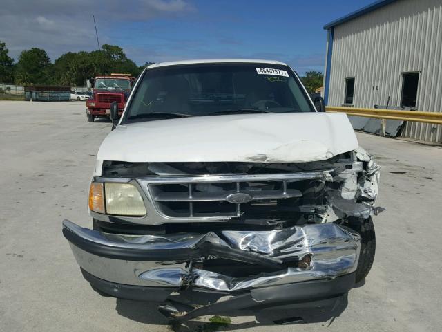 1FTDF1729VNB28504 - 1997 FORD F150 WHITE photo 9