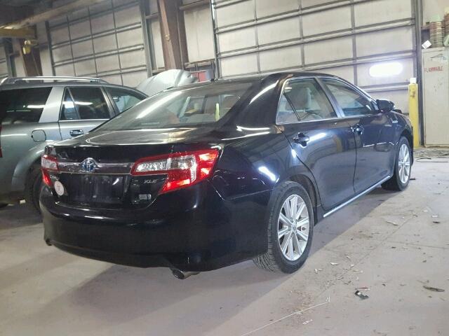 4T1BD1FK9DU078198 - 2013 TOYOTA CAMRY HYBR BLACK photo 4