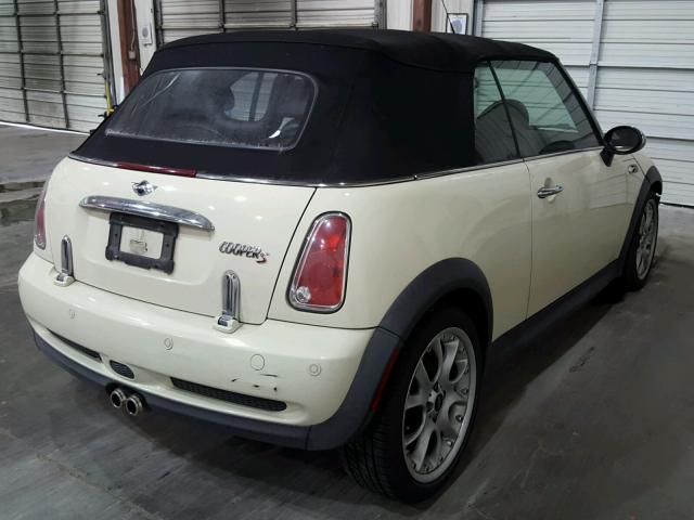 WMWRH33566TF89006 - 2006 MINI COOPER S CREAM photo 4