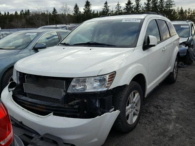 3C4PDCCG0CT355352 - 2012 DODGE JOURNEY SX WHITE photo 2