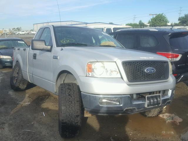 1FTRF14W84NA15381 - 2004 FORD F150 SILVER photo 1