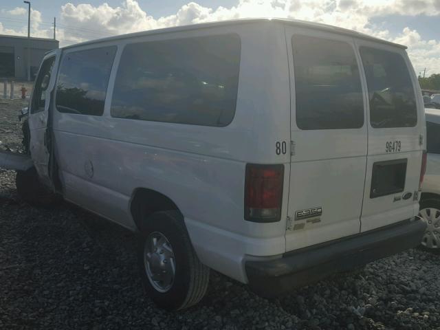 1FBNE3BL9CDA38361 - 2012 FORD ECONOLINE WHITE photo 3