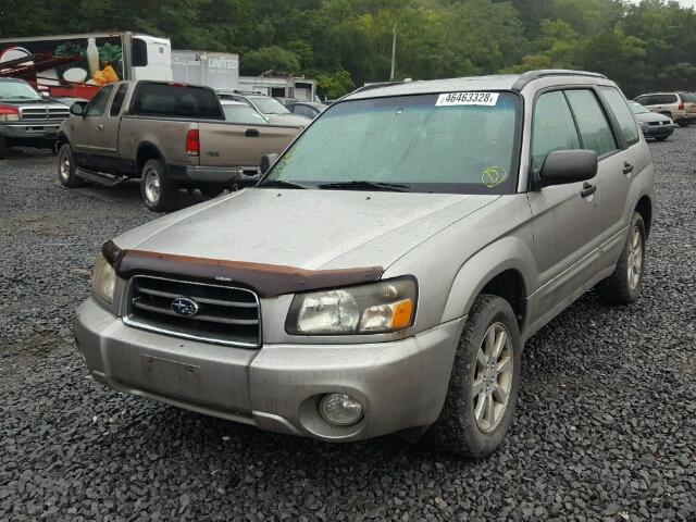 JF1SG65615H712942 - 2005 SUBARU FORESTER 2 SILVER photo 2