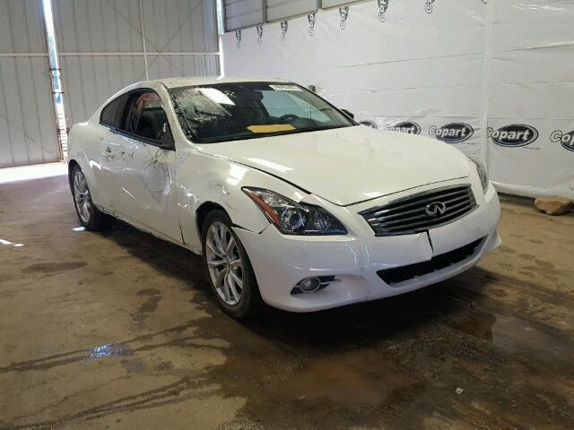 JN1CV6EKXEM112464 - 2014 INFINITI Q60 WHITE photo 1