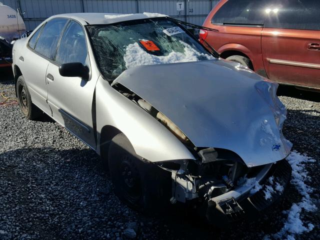 1G1JC524927140382 - 2002 CHEVROLET CAVALIER B SILVER photo 1