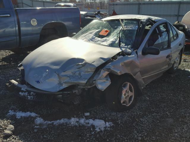 1G1JC524927140382 - 2002 CHEVROLET CAVALIER B SILVER photo 2