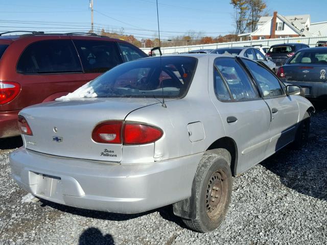 1G1JC524927140382 - 2002 CHEVROLET CAVALIER B SILVER photo 4