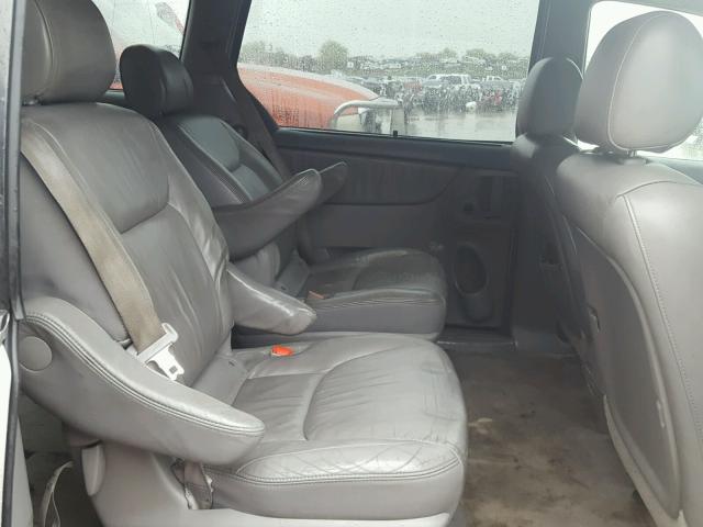 5TDZA22C85S242871 - 2005 TOYOTA SIENNA SILVER photo 6