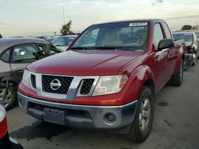 1N6AD06U59C417142 - 2009 NISSAN FRONTIER K RED photo 2