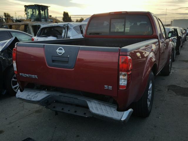 1N6AD06U59C417142 - 2009 NISSAN FRONTIER K RED photo 4