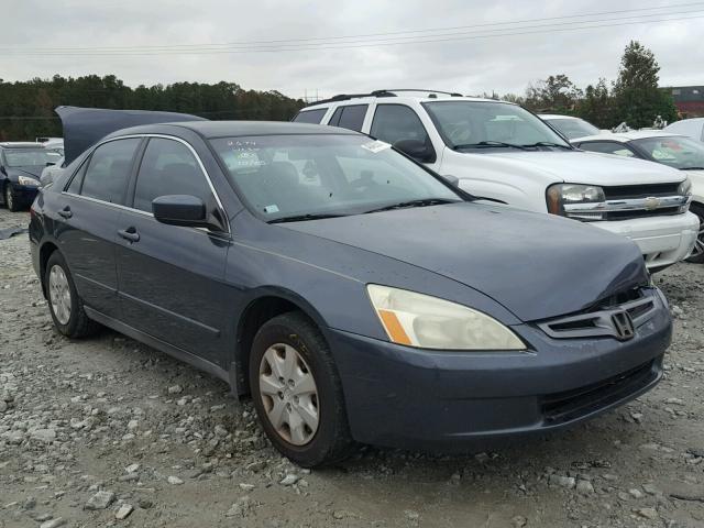 1HGCM56334A092674 - 2004 HONDA ACCORD LX BLUE photo 1