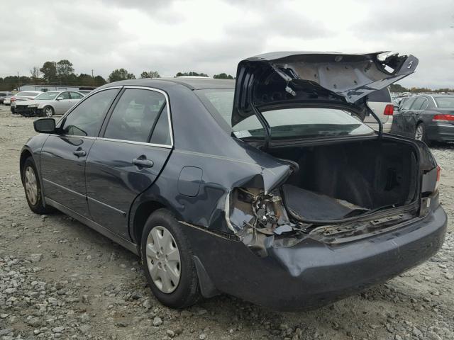 1HGCM56334A092674 - 2004 HONDA ACCORD LX BLUE photo 3