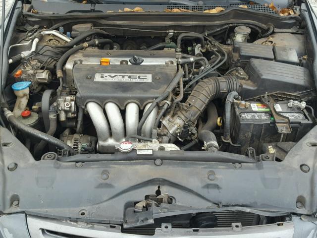 1HGCM56334A092674 - 2004 HONDA ACCORD LX BLUE photo 7