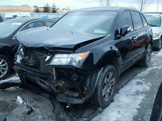 2HNYD28567H003648 - 2007 ACURA MDX SPORT BLACK photo 2