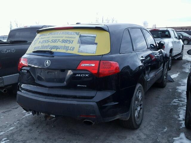 2HNYD28567H003648 - 2007 ACURA MDX SPORT BLACK photo 4