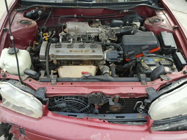 1Y1SK5260VZ413245 - 1997 GEO PRIZM BASE RED photo 7