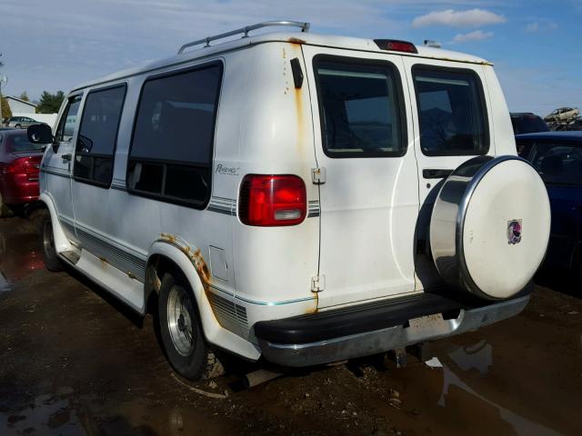 2B6HB21Z3SK539112 - 1995 DODGE RAM VAN B2 WHITE photo 3