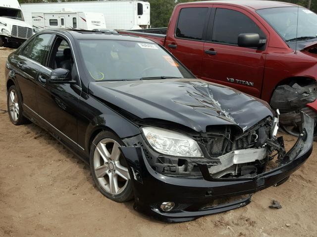 WDDGF5EB6AR125737 - 2010 MERCEDES-BENZ C 300 BLACK photo 1