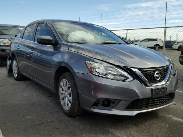 3N1AB7AP2GL669387 - 2016 NISSAN SENTRA S CHARCOAL photo 1