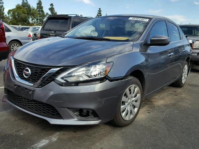 3N1AB7AP2GL669387 - 2016 NISSAN SENTRA S CHARCOAL photo 2