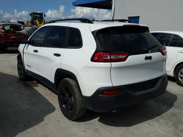 1C4PJLAB9HW595937 - 2017 JEEP CHEROKEE WHITE photo 3