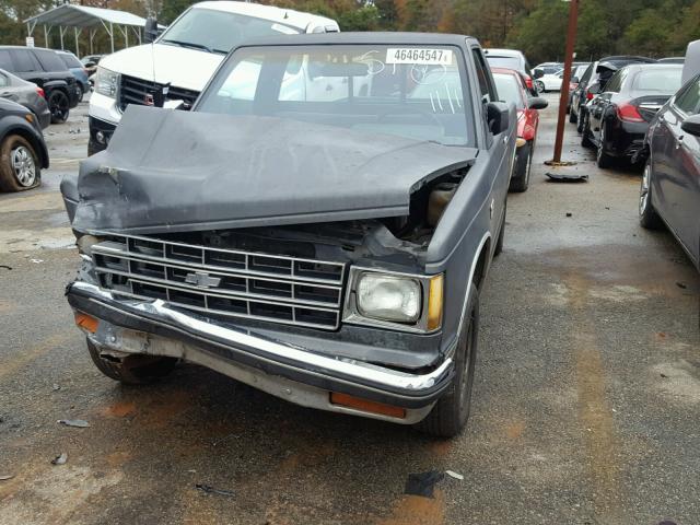 1GCCS14ZXK2274383 - 1989 CHEVROLET S TRUCK S1 GRAY photo 2