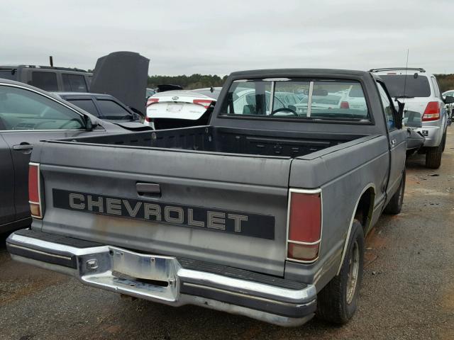 1GCCS14ZXK2274383 - 1989 CHEVROLET S TRUCK S1 GRAY photo 4