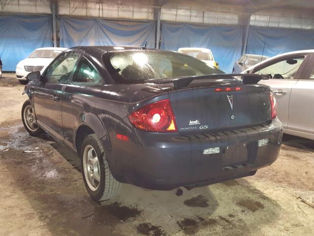 1G2AS18H497255628 - 2009 PONTIAC G5 BLUE photo 3