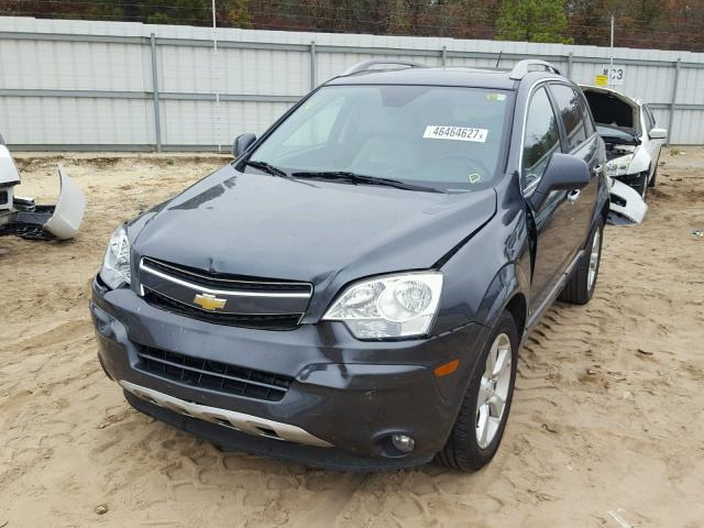 3GNAL4EKXDS563401 - 2013 CHEVROLET CAPTIVA LT GRAY photo 2