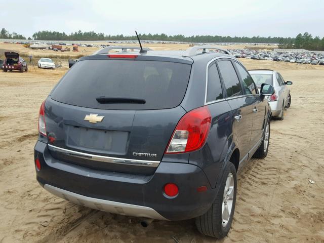 3GNAL4EKXDS563401 - 2013 CHEVROLET CAPTIVA LT GRAY photo 4