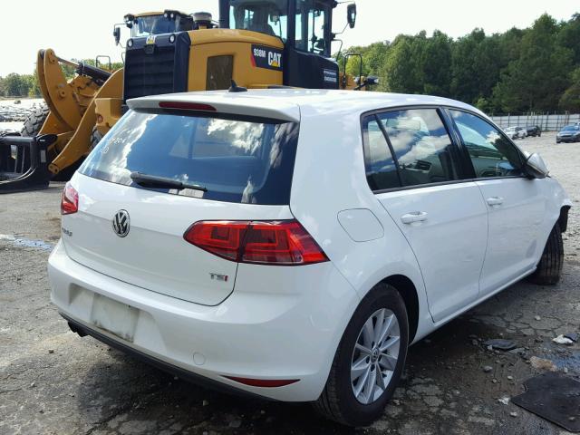 3VW217AU6FM044006 - 2015 VOLKSWAGEN GOLF WHITE photo 4