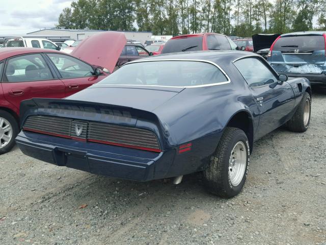 1G2AW87W8BN103771 - 1981 PONTIAC FIREBIRD T BLUE photo 4