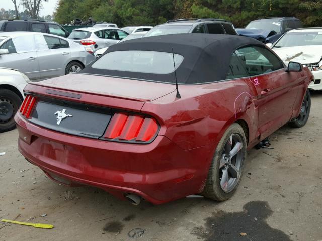 1FATP8EM6H5207970 - 2017 FORD MUSTANG BURGUNDY photo 4