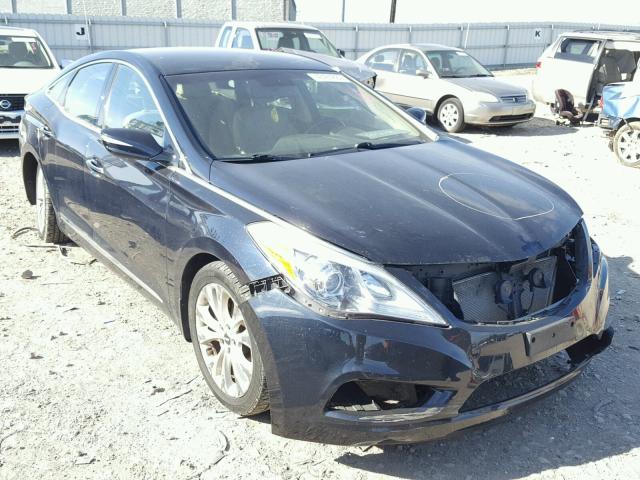 KMHFG4JG2CA128582 - 2012 HYUNDAI AZERA GLS BLACK photo 1