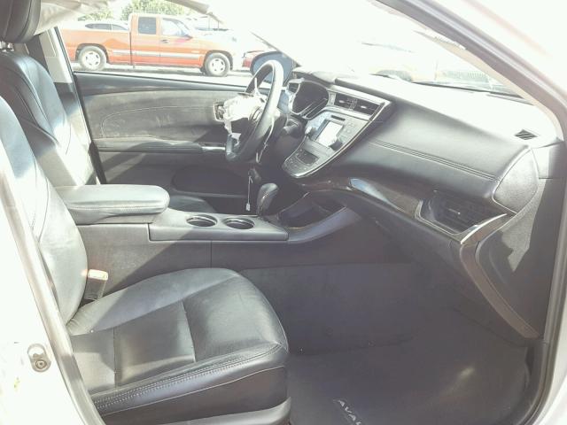 4T1BK1EB8EU093381 - 2014 TOYOTA AVALON BAS SILVER photo 5