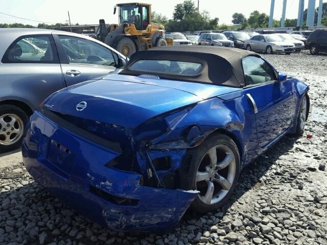 JN1BZ36A37M650933 - 2007 NISSAN 350Z ROADS BLUE photo 4