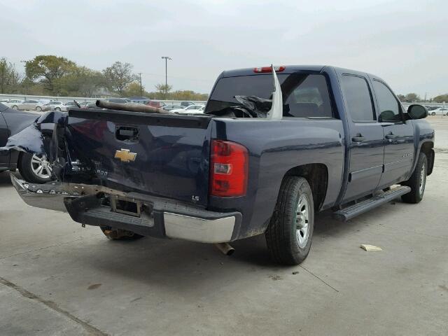 3GCPCREAXBG201656 - 2011 CHEVROLET SILVERADO BLUE photo 4