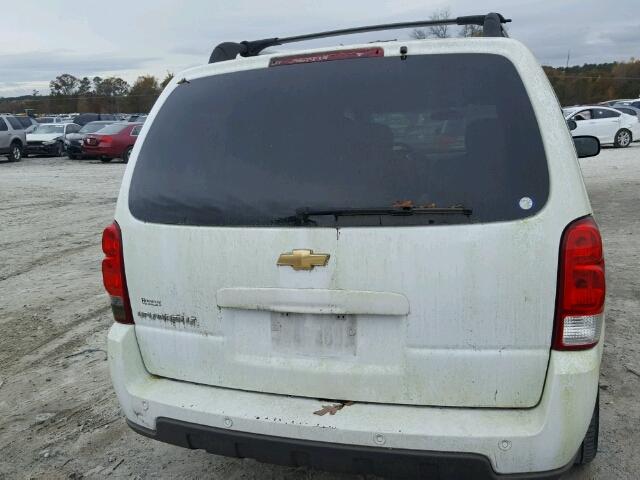 1GNDV33198D171026 - 2008 CHEVROLET UPLANDER L WHITE photo 9