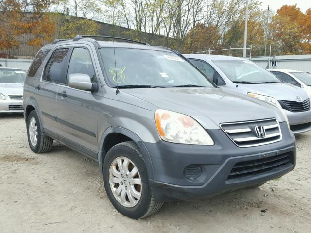 JHLRD68816C024147 - 2006 HONDA CR-V EX GRAY photo 1