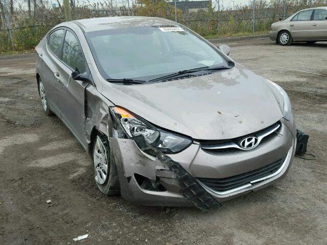 5NPDH4AE5DH273777 - 2013 HYUNDAI ELANTRA GL BEIGE photo 1