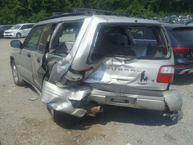 JF1SF65641H733295 - 2001 SUBARU FORESTER S SILVER photo 3