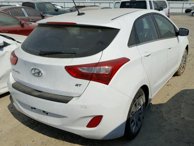 KMHD35LH6GU317741 - 2016 HYUNDAI ELANTRA GT WHITE photo 4