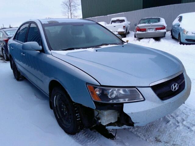 5NPET46FX6H115359 - 2006 HYUNDAI SONATA GL BLUE photo 1