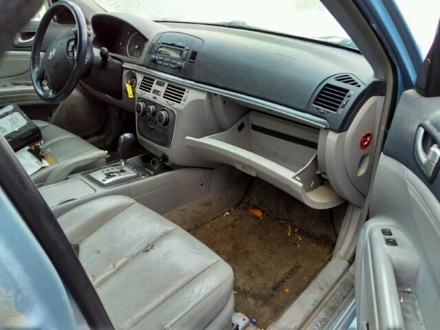 5NPET46FX6H115359 - 2006 HYUNDAI SONATA GL BLUE photo 5