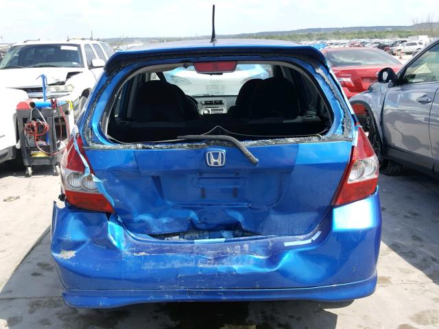 JHMGD38667S024412 - 2007 HONDA FIT S 蓝色 照片 9