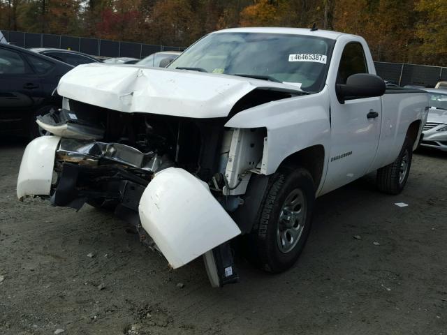 1GCEK14C67Z633070 - 2007 CHEVROLET SILVERADO WHITE photo 2