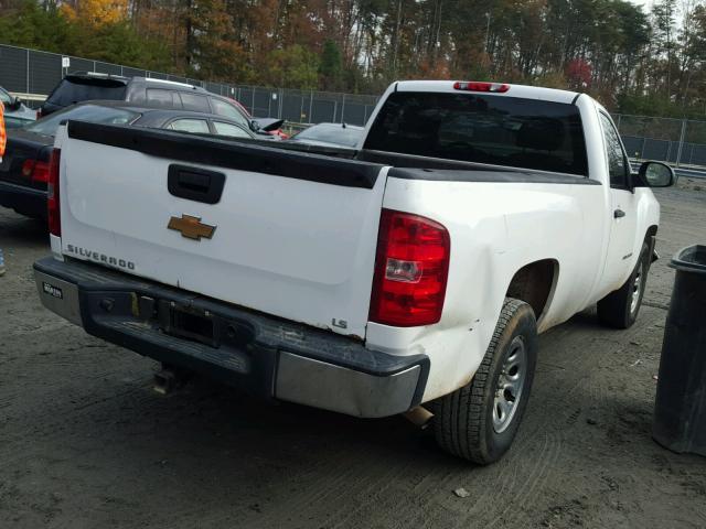 1GCEK14C67Z633070 - 2007 CHEVROLET SILVERADO WHITE photo 4