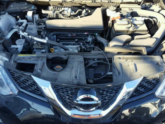 5N1AT2MV2GC851640 - 2016 NISSAN ROGUE S BLACK photo 7